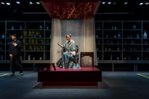 Roger Yeh and Christina Liang in THE CHINESE LADY at the Kitchen Theatre (photo by Gary Hodges)