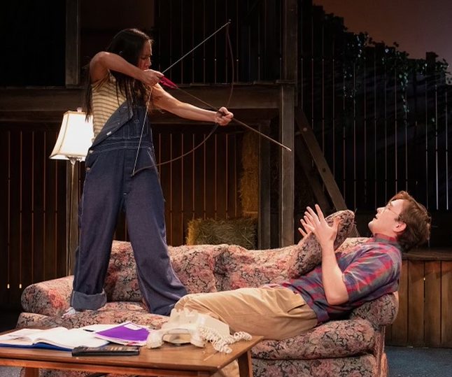 Marielle Young and Declan Thomas Desmond in EDITH CAN SHOOT THINGS AND HIT THEM